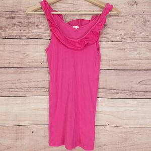 J‎ CREW PINK SLEEVELESS TANKTOP TOP SHIRT WOMENS SIZE M MEDIUM